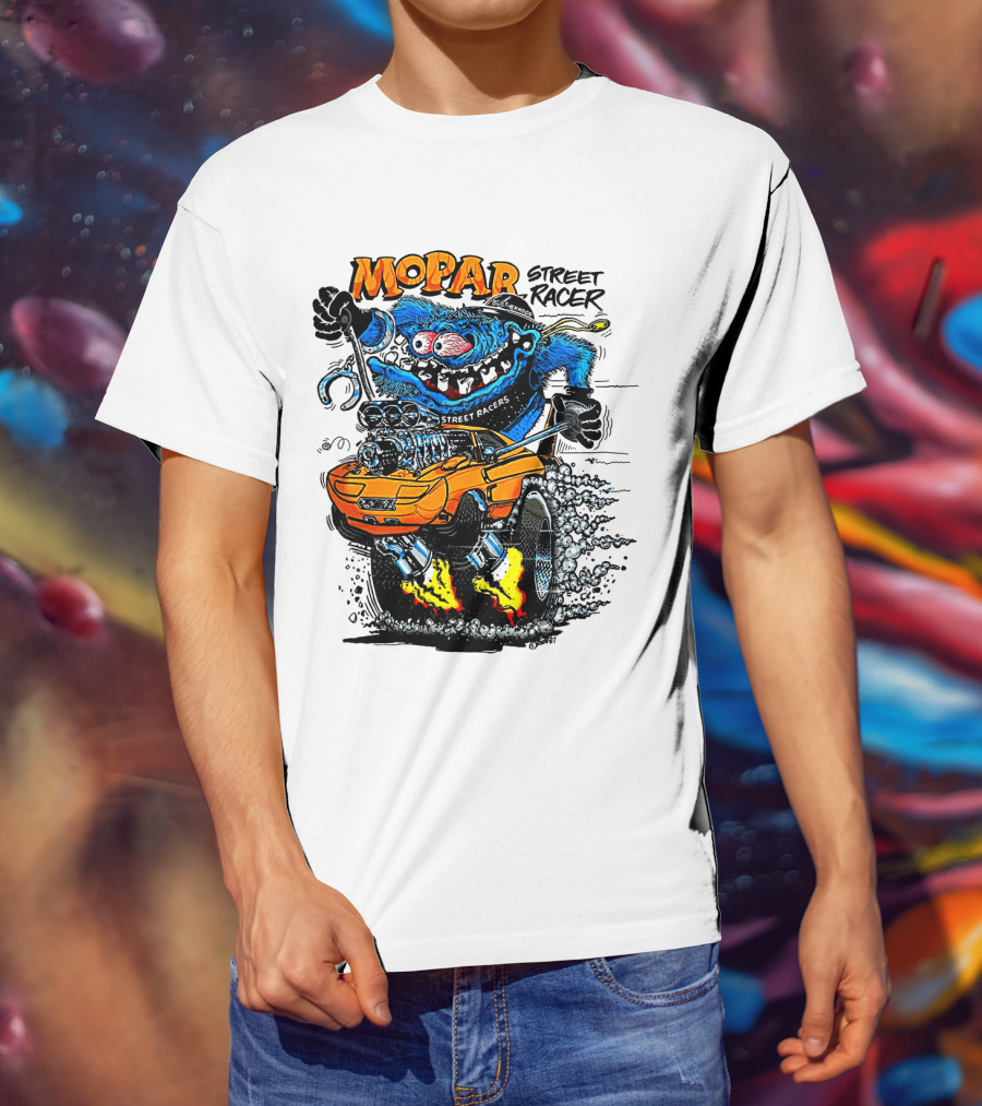 Mopar Street Racer Monster Hot Rod T-Shirt