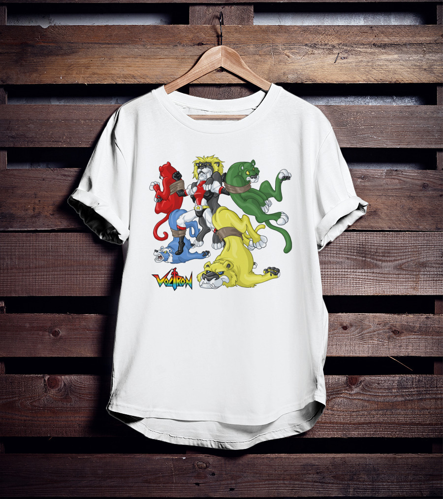 Voltron Classic Lions Team Assembly T-Shirt