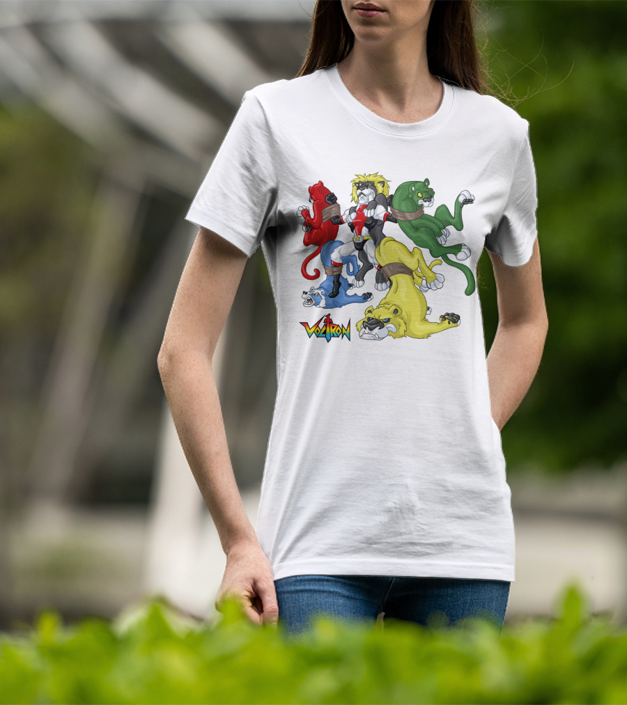 Voltron Classic Lions Team Assembly T-Shirt