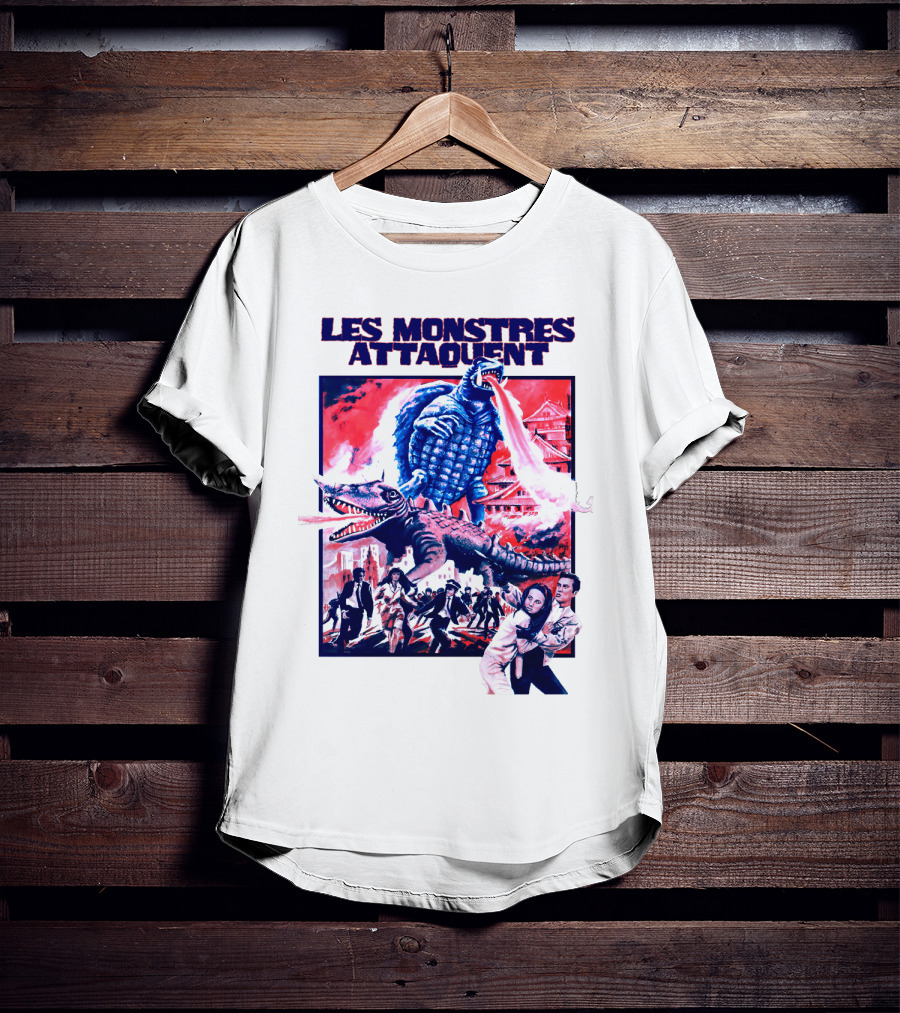 Les Monstres Attaquent Gamera French T-Shirt