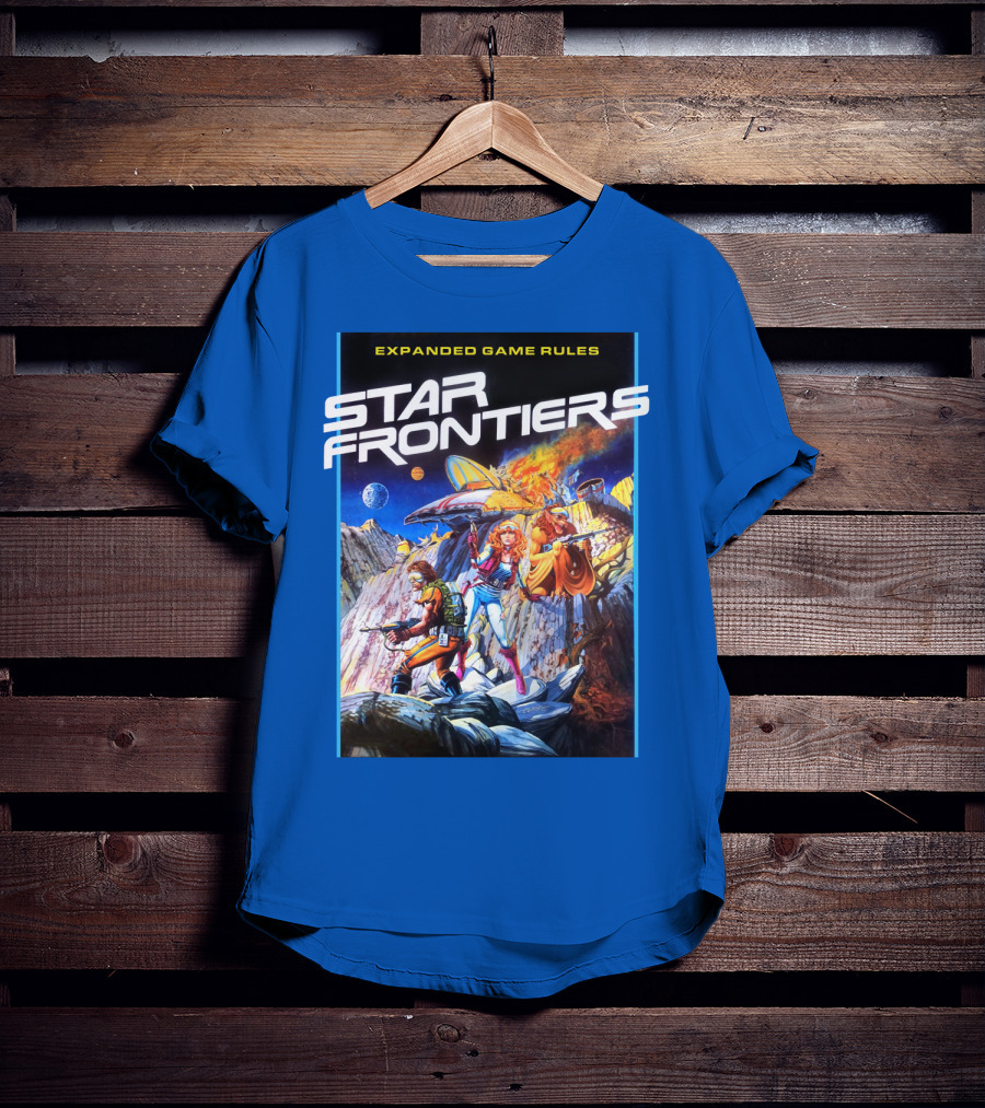 Star Frontiers Expanded Game Rules Retro Sci-Fi Adventure T-Shirt
