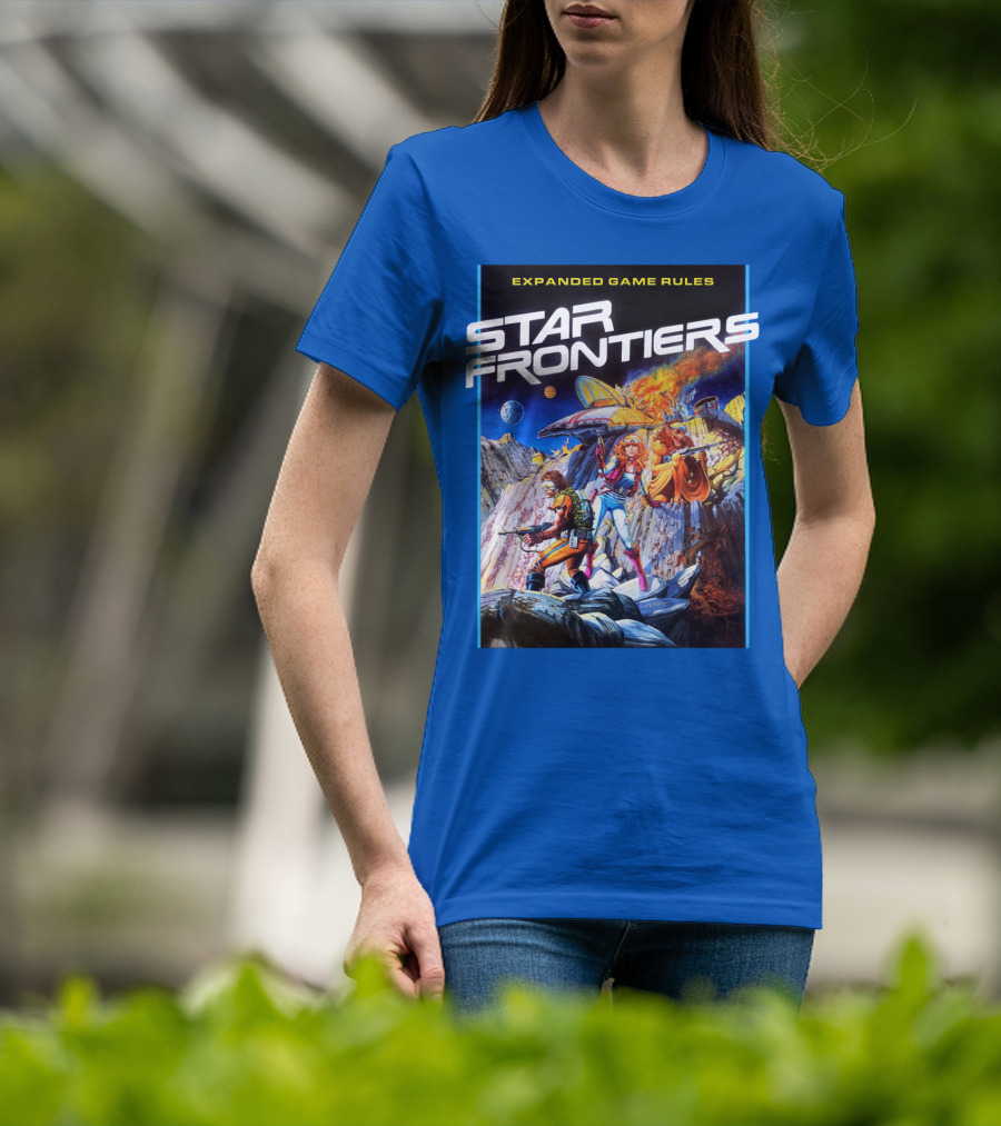 Star Frontiers Expanded Game Rules Retro Sci-Fi Adventure T-Shirt