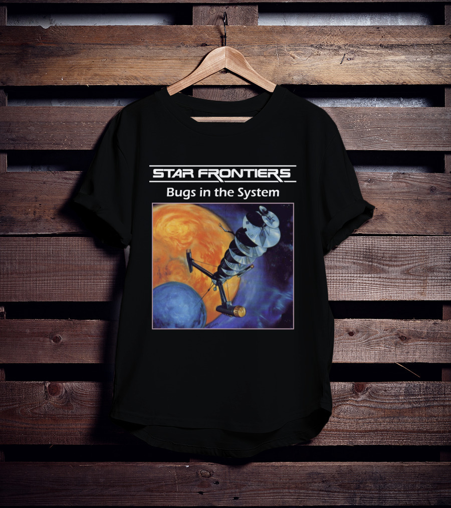Star Frontiers Bugs In The System Space Satellite Planets T-Shirt