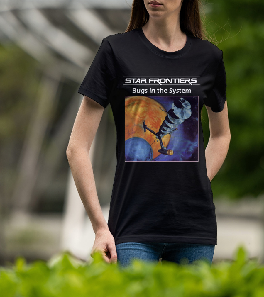 Star Frontiers Bugs In The System Space Satellite Planets T-Shirt