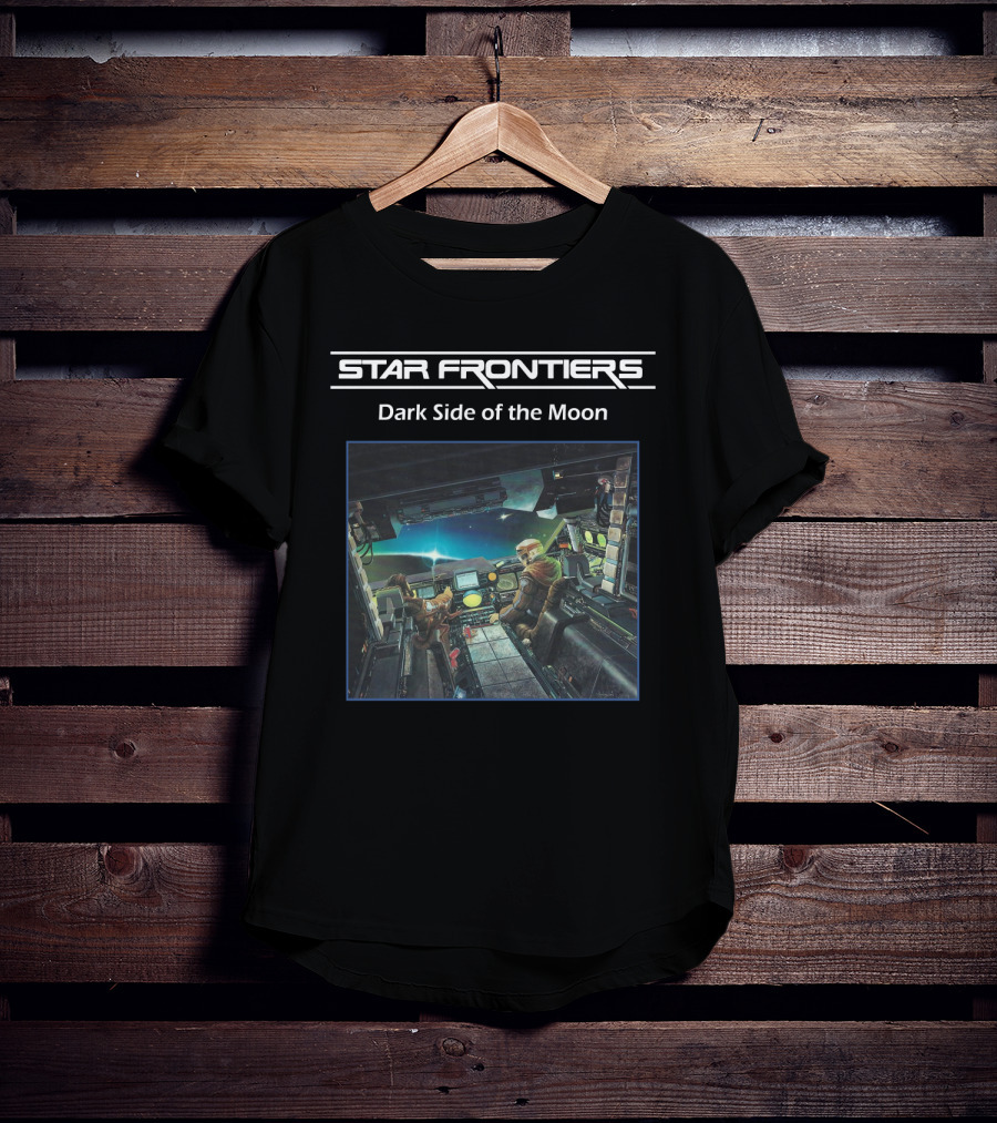 Star Frontiers Dark Side Of The Moon Spaceship Interior Scene T-Shirt
