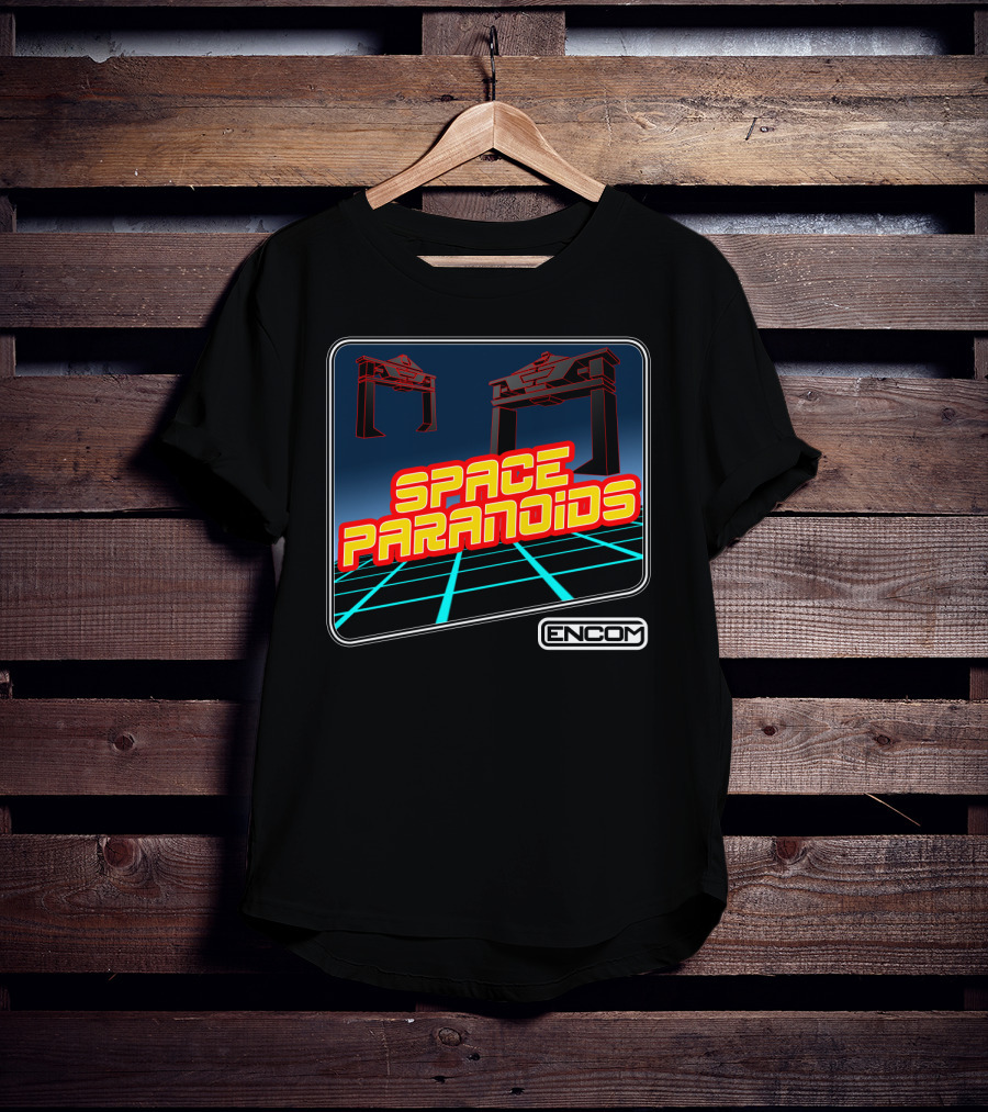 Space Paranoids Encom Retro Arcade T-Shirt