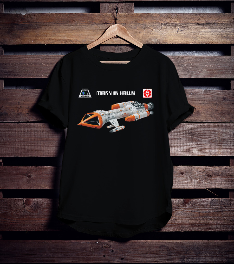 Alpha Moonbase Mark IX Hawk Spacecraft T-Shirt