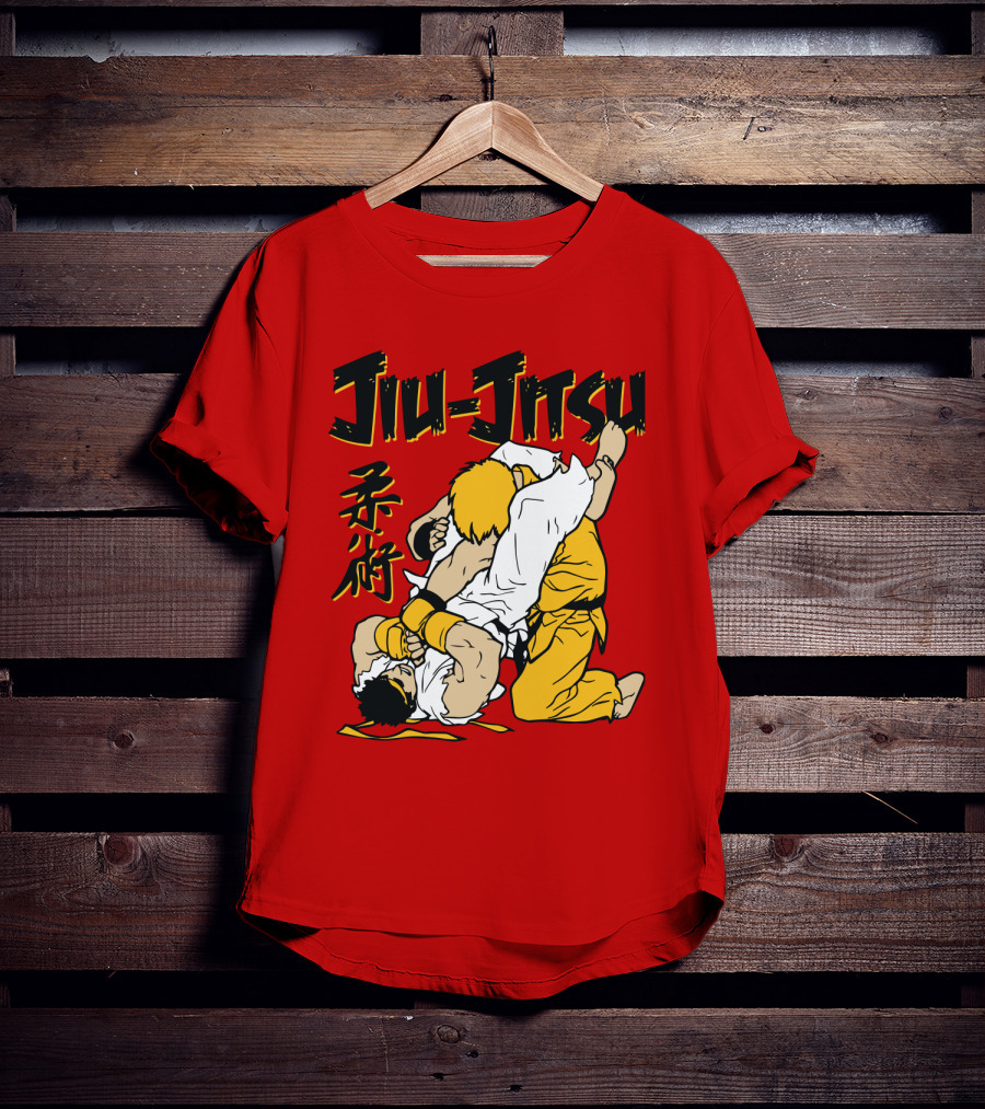 Jiu Jitsu Street Ryu Ken Martial Arts Showdown T-Shirt