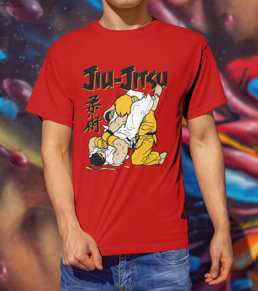Jiu Jitsu Street Ryu Ken Martial Arts Showdown T-Shirt