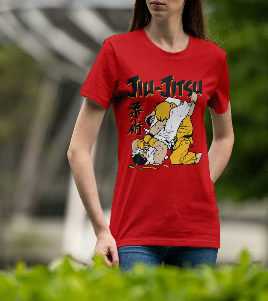 Jiu Jitsu Street Ryu Ken Martial Arts Showdown T-Shirt