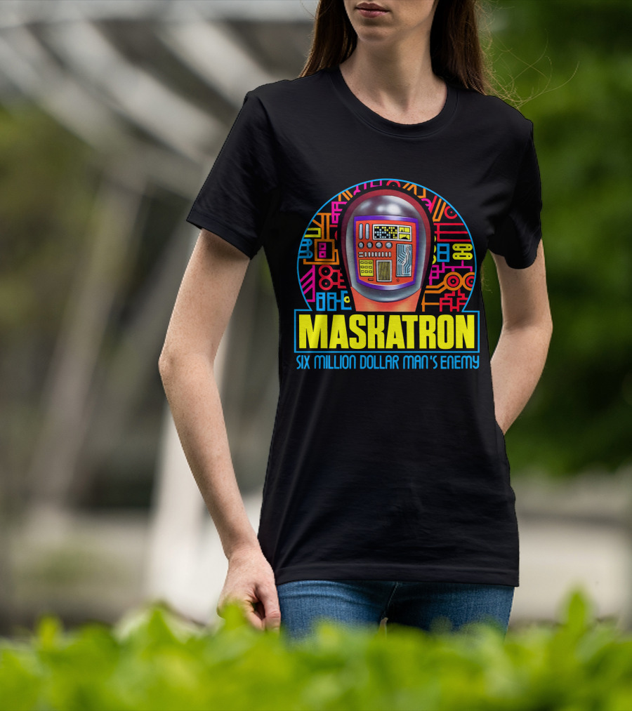 Maskatron Six Million Dollar Man's Enemy T-Shirt