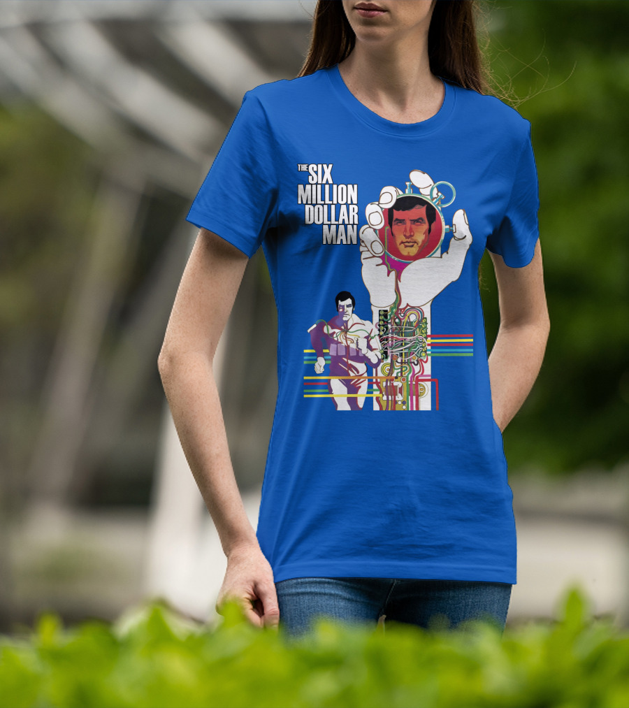 The Six Million Dollar Man Bionic Circuitry Action Hero T-Shirt