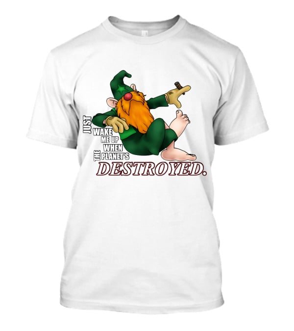 Just Wake Me Up When The Planet's Destroyed Wizards Avatar T-Shirt