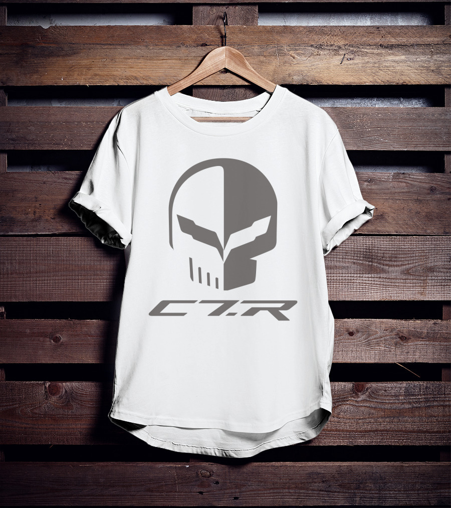 C7R Corvette Skull Iconic T-Shirt