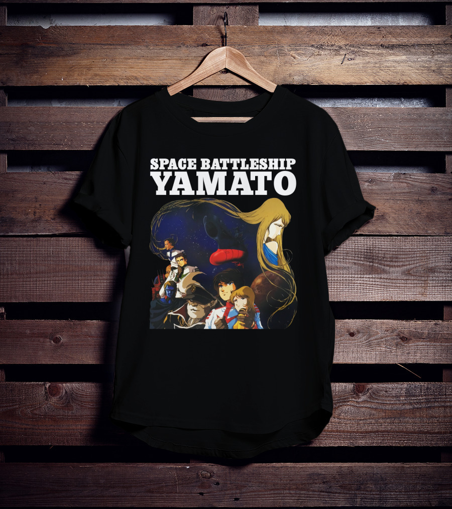 Space Battleship Yamato Classic Anime Crew Collection T-Shirt