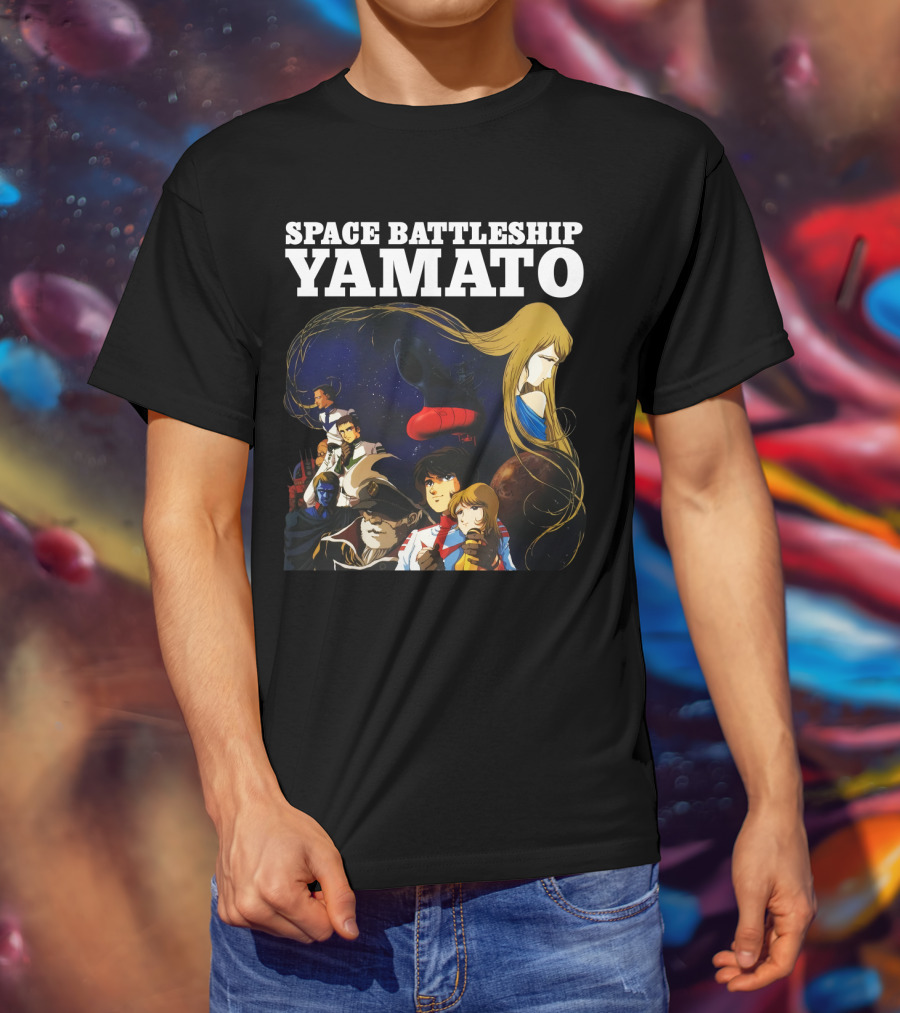Space Battleship Yamato Classic Anime Crew Collection T-Shirt