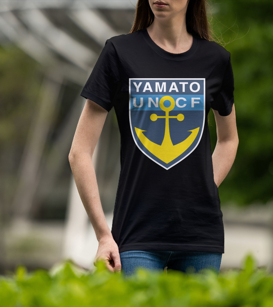 Yamato UNCF Anchor Emblem Space Battleship Crest T-Shirt