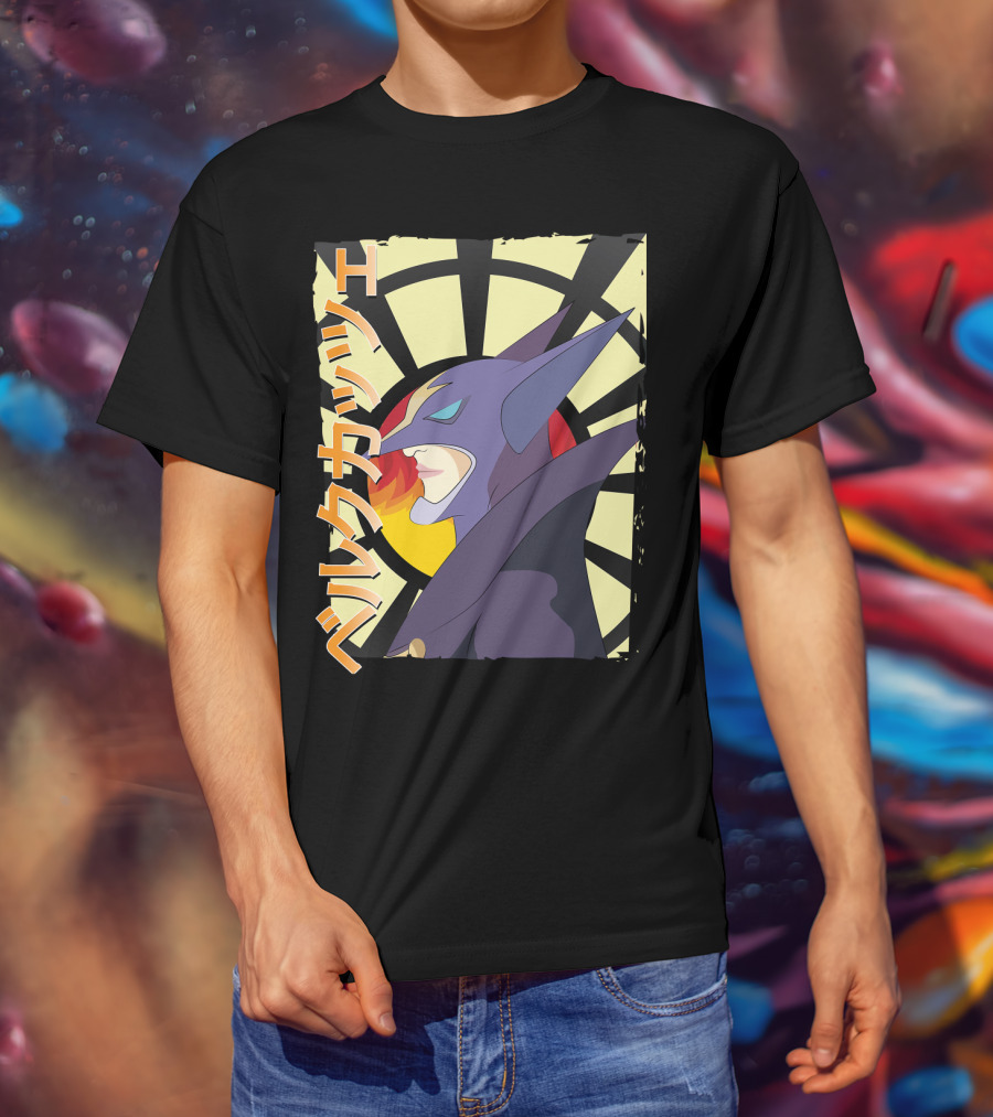 Battle Of The Planets Berg Katse Japanese Katakana T-Shirt