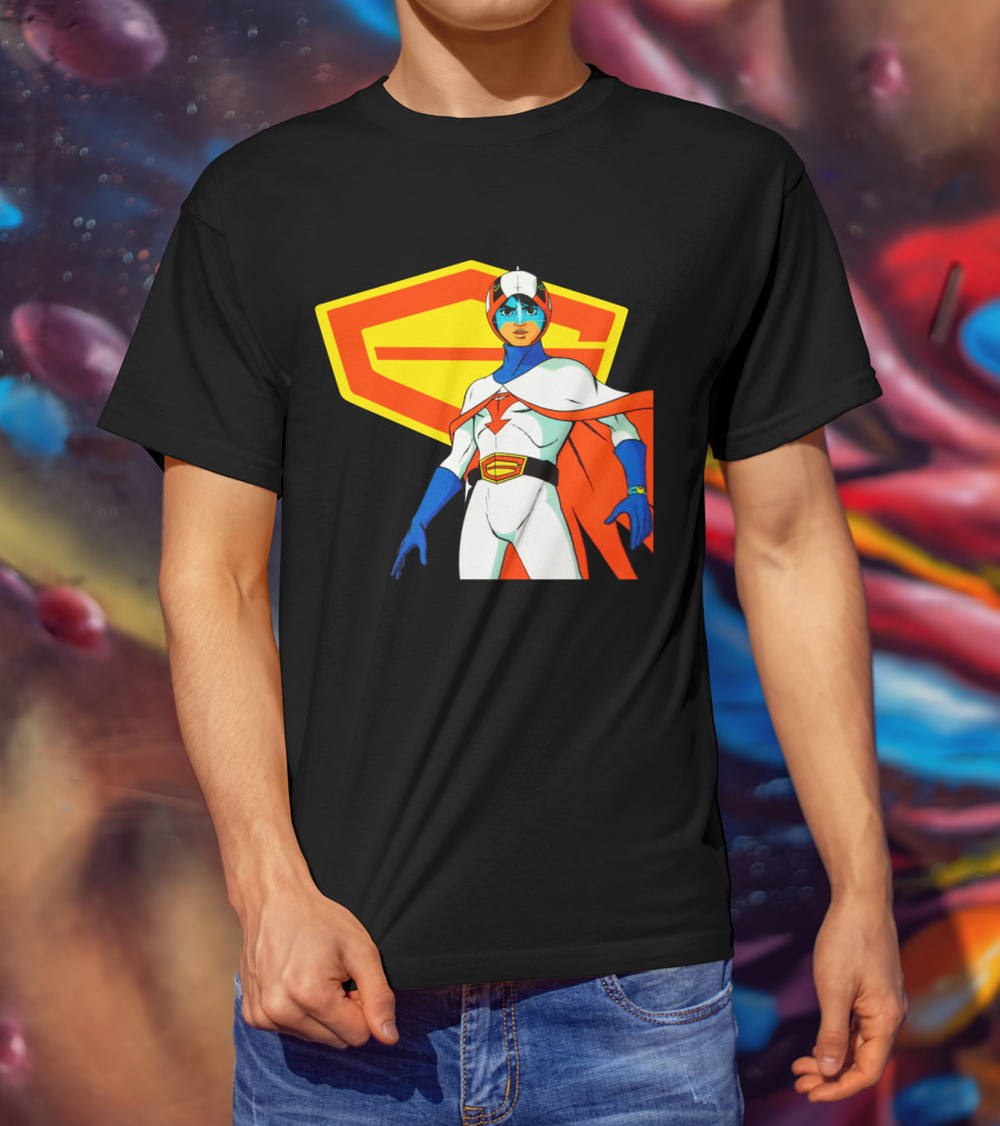 Battle Of The Planets G Force Iconic Character With Emblem T-Shirt
