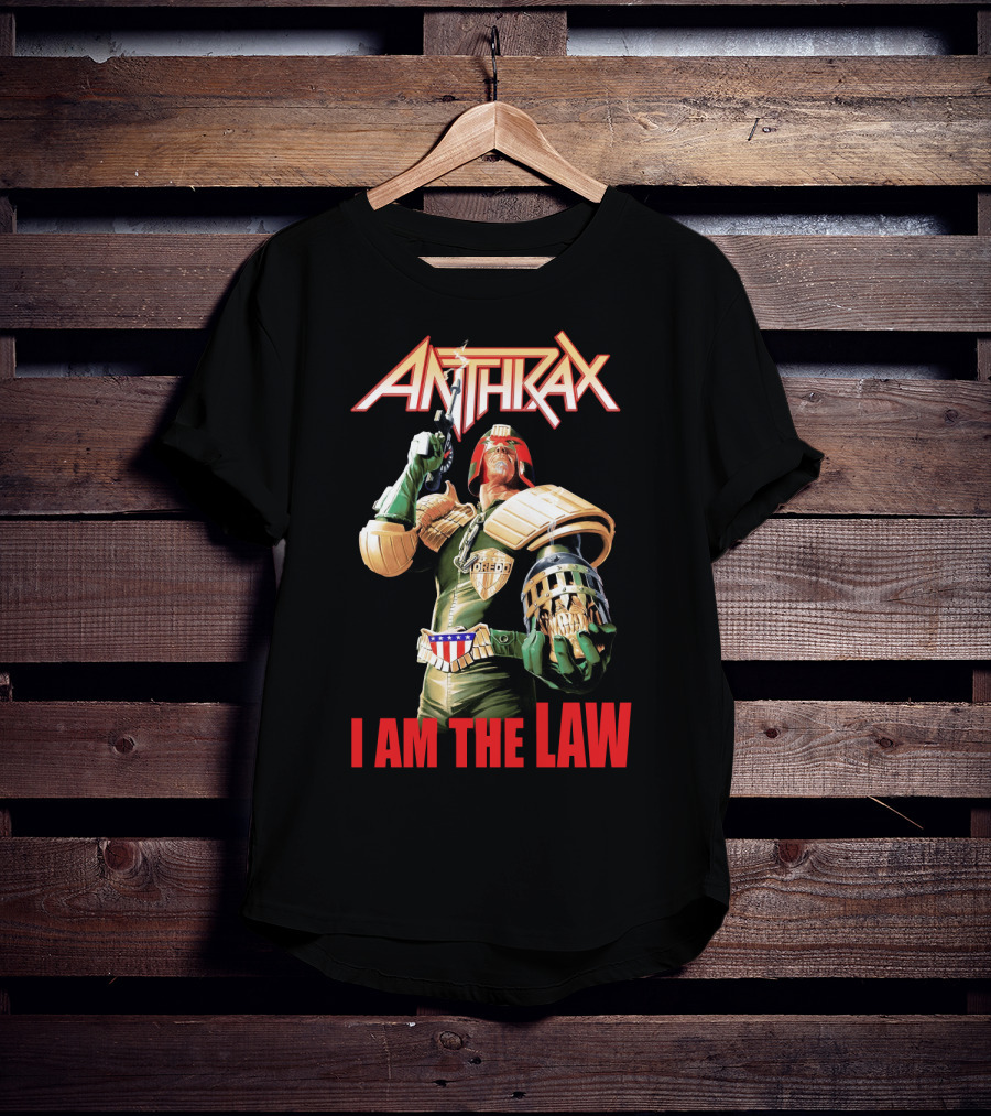 Anthrax Judge Dredd I Am The Law T-Shirt