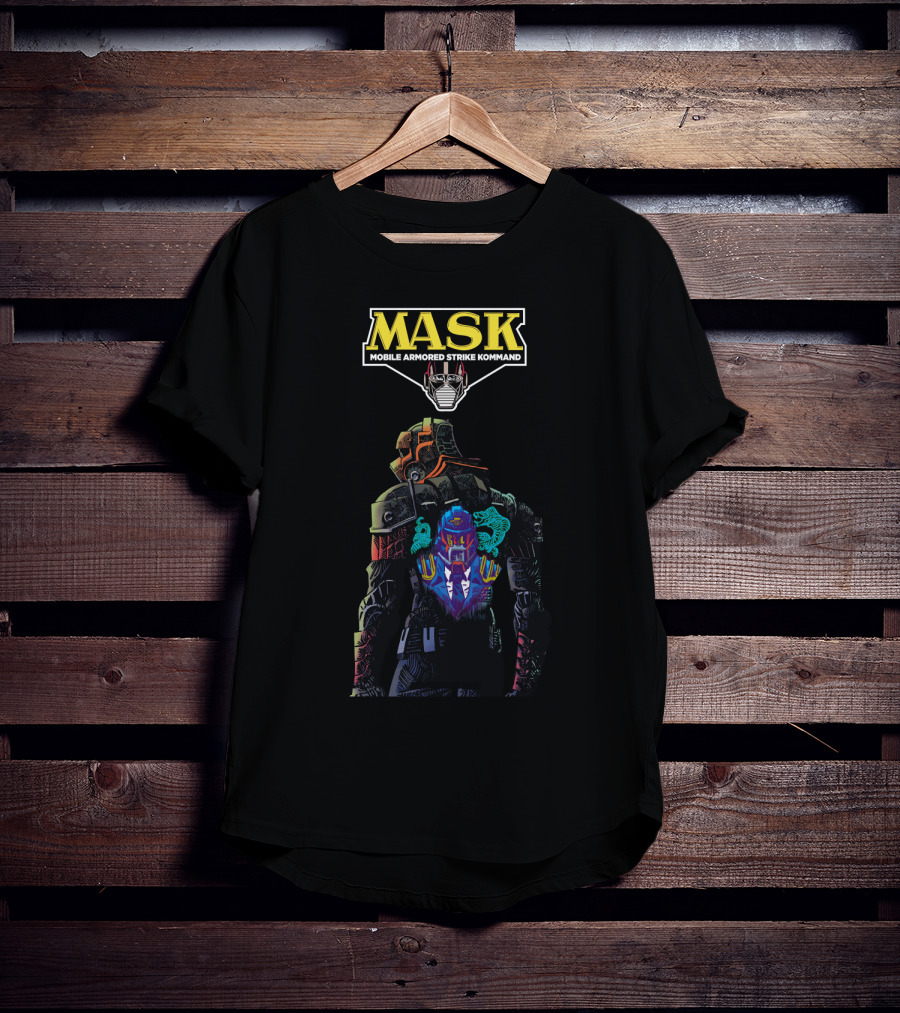 MASK Mobile Armored Strike Kommand Retro Robot Warrior T-Shirt