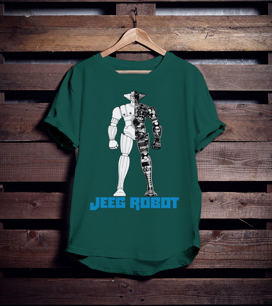 Jeeg Robot Cyborg Half-Mechanical T-Shirt