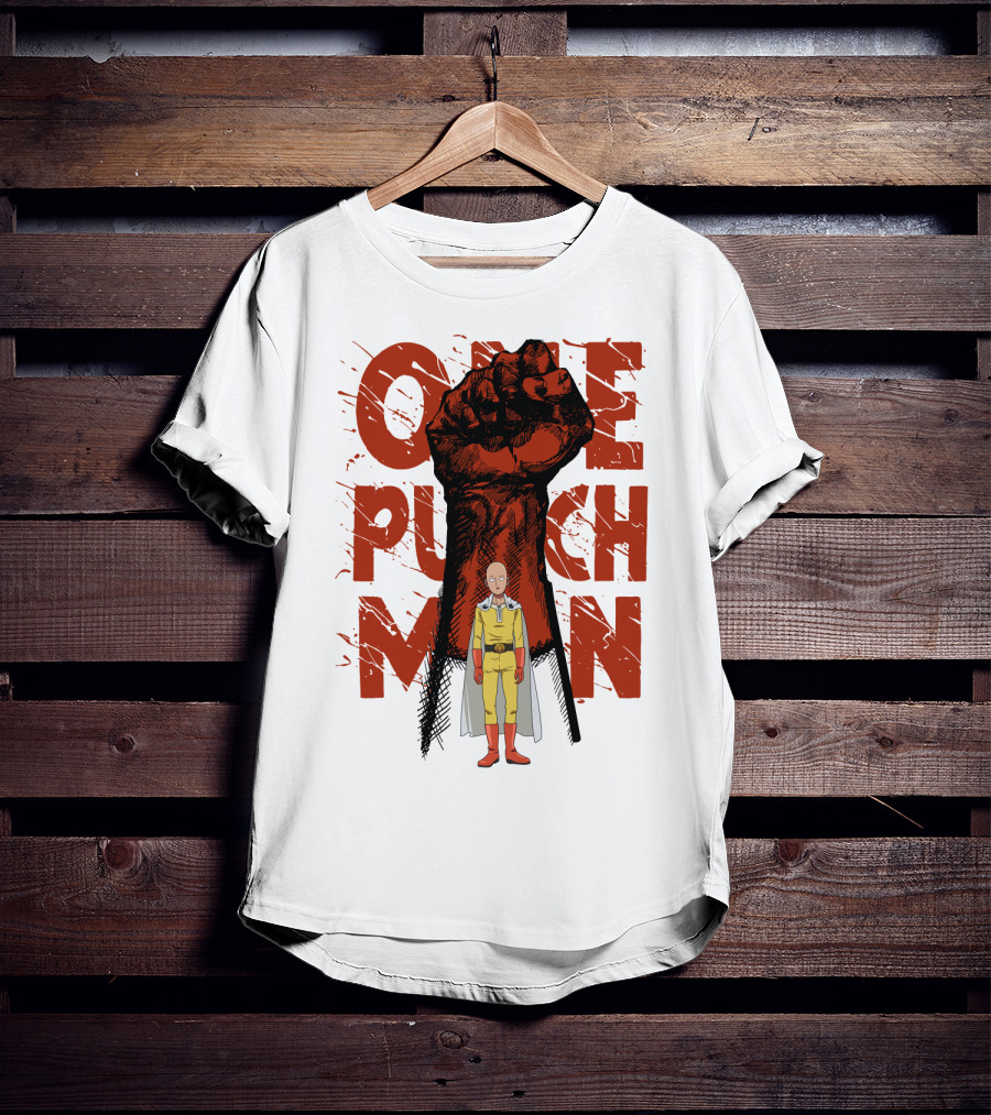One Punch Man Saitama Hero Fist Power T-Shirt