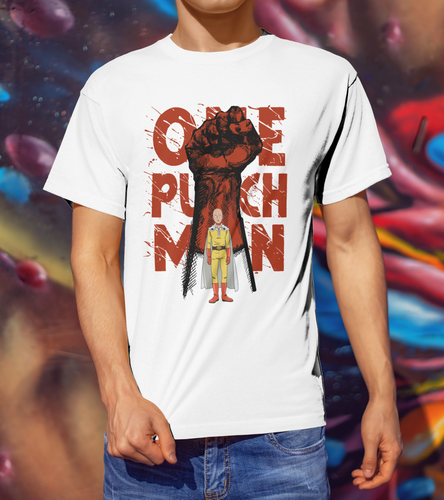 One Punch Man Saitama Hero Fist Power T-Shirt