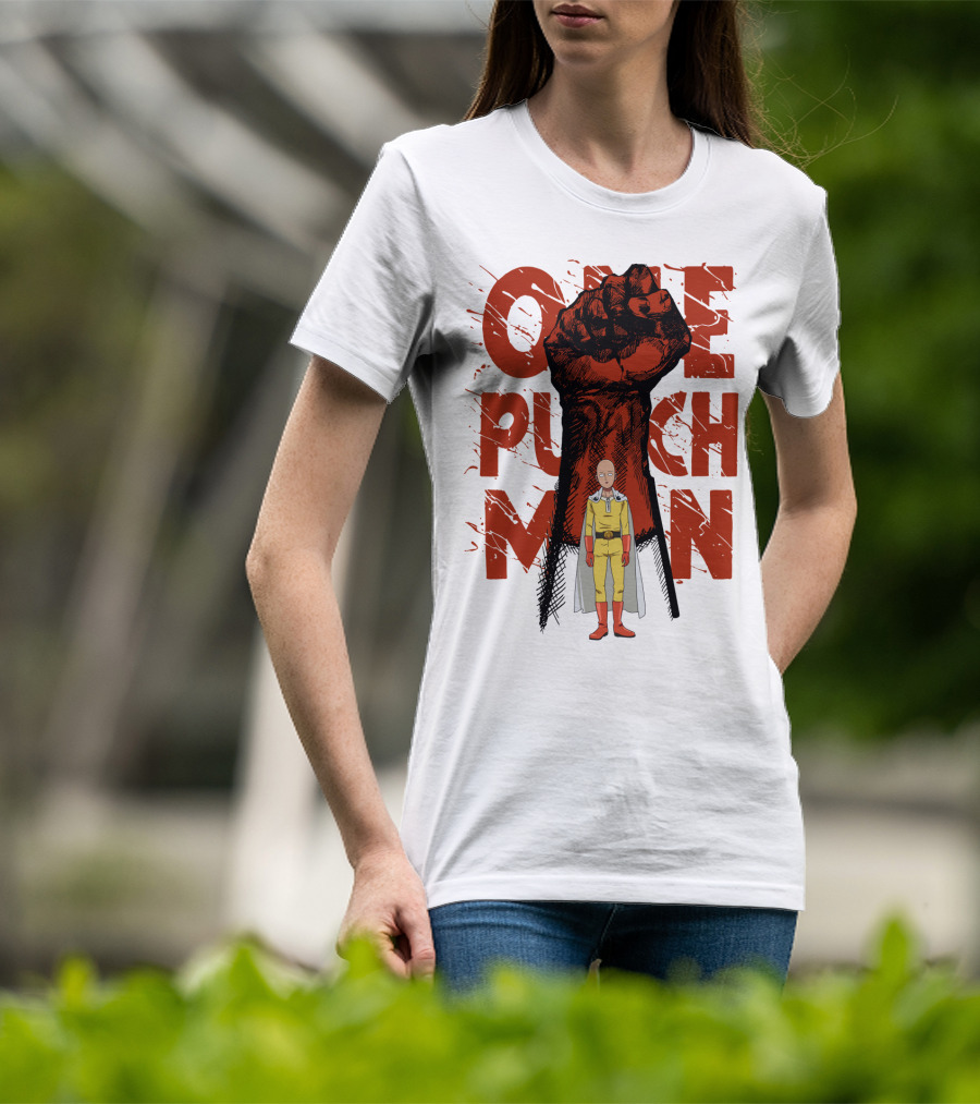 One Punch Man Saitama Hero Fist Power T-Shirt