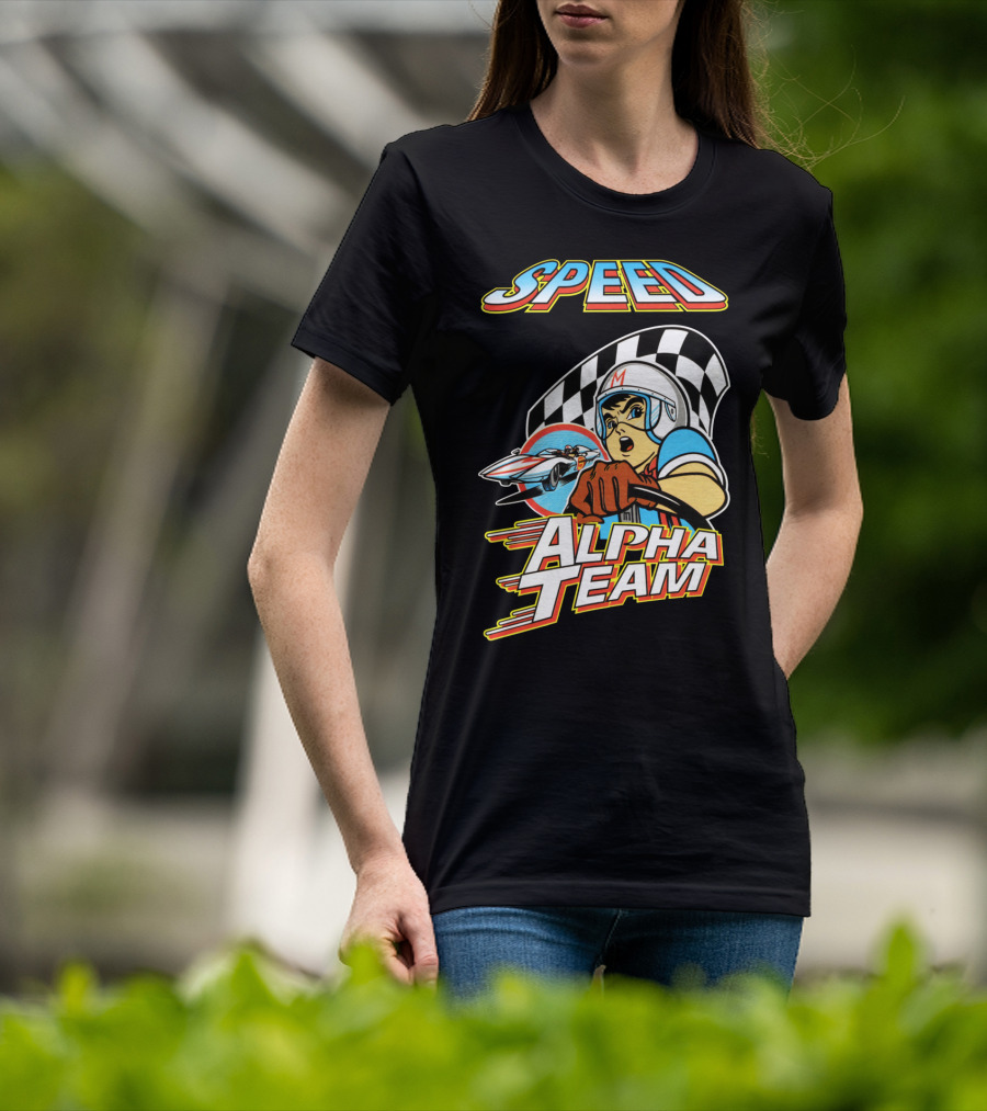Speed Racer Alpha Team Dynamic Racing Adventure T-Shirt