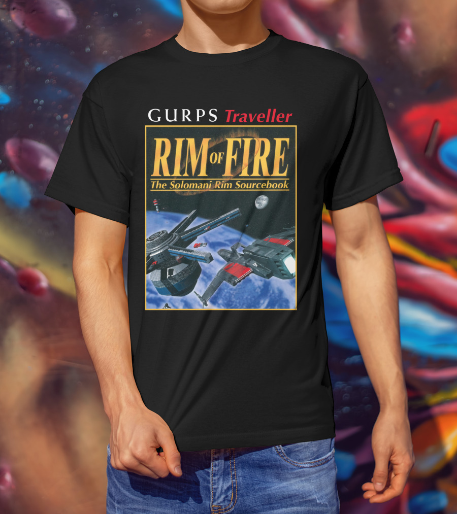 GURPS Traveller Rim Of Fire The Solomani Rim Sourcebook T-Shirt