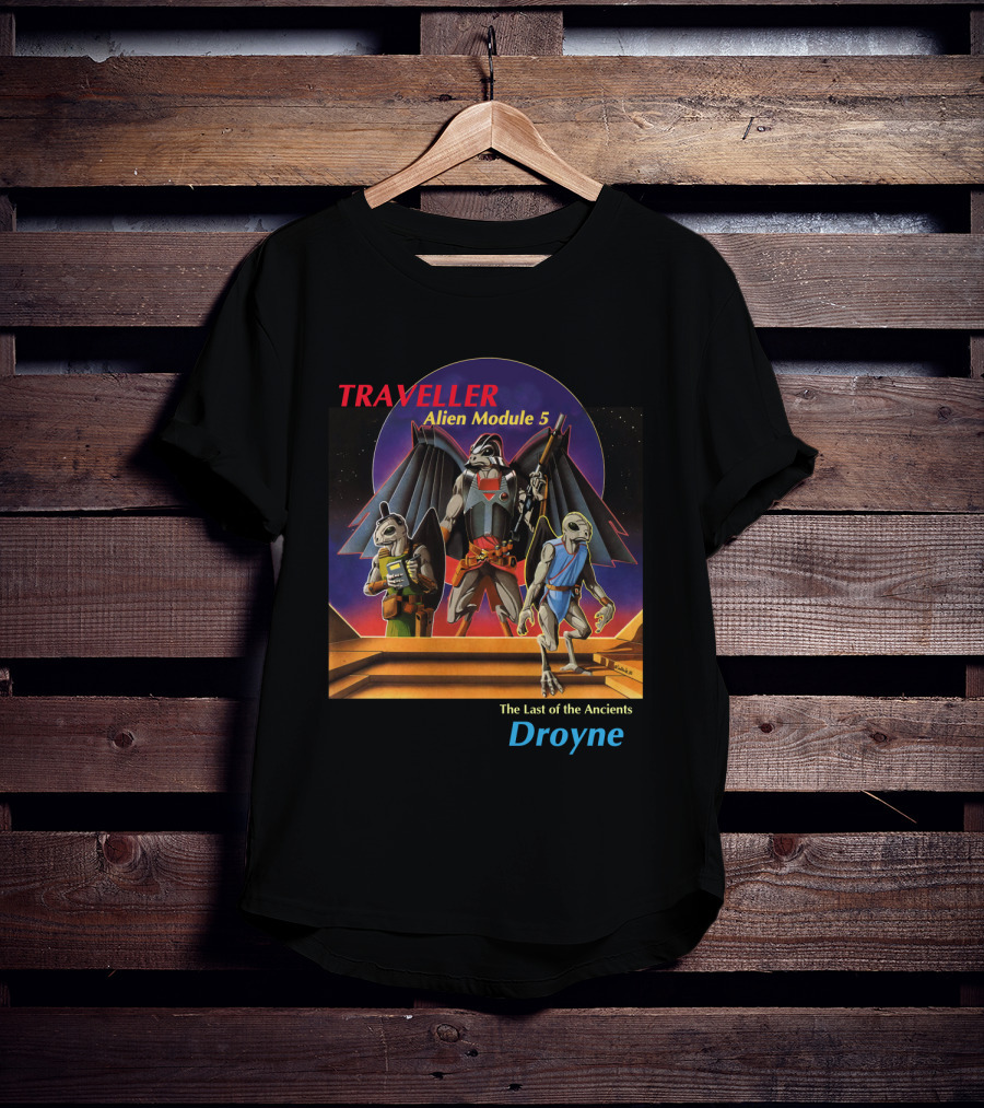 TRAVELLER Alien Module 5 The Last Of The Ancients Droyne T-Shirt