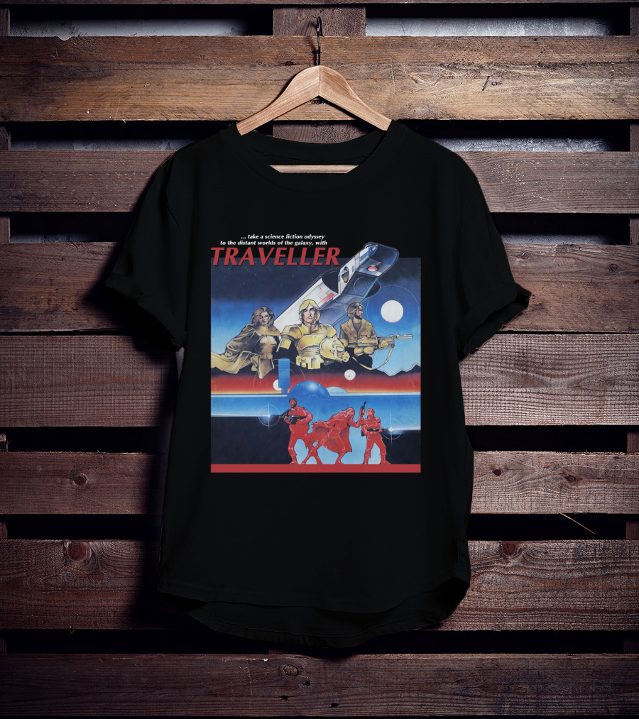 Traveller Science Fiction Odyssey To The Distant Worlds Of The Galaxy T-Shirt