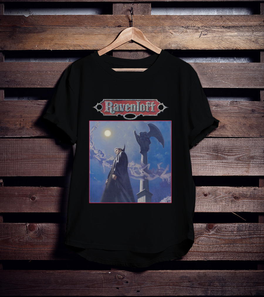 Ravenloft Vampire Night Gothic Scene T-Shirt