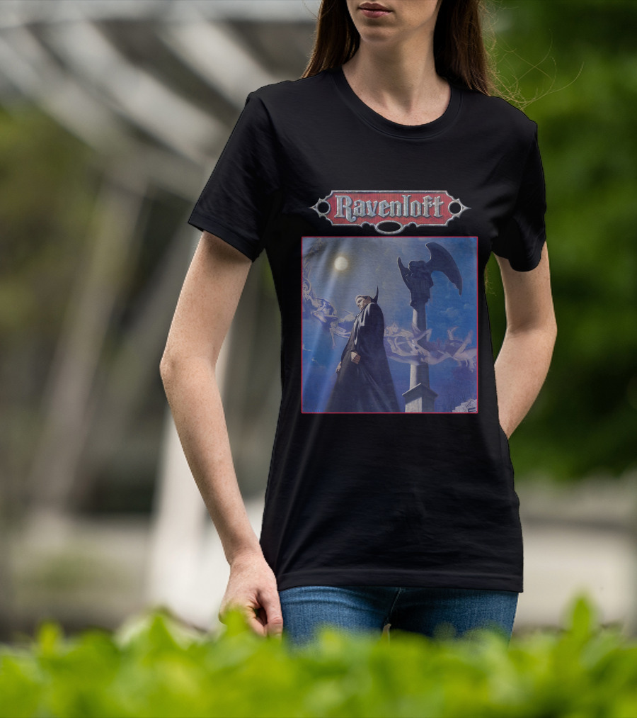 Ravenloft Vampire Night Gothic Scene T-Shirt
