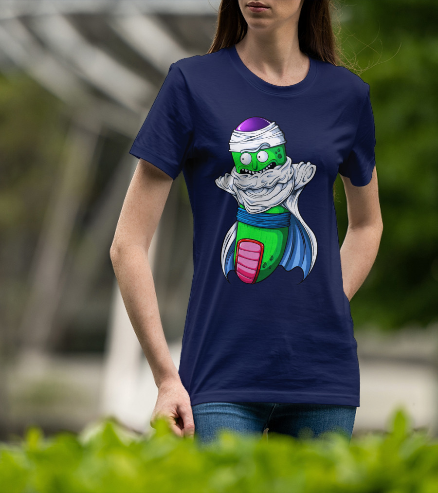 Rick And Morty Pickle Rick Meets Dragon Ball Z Fusion T-Shirt