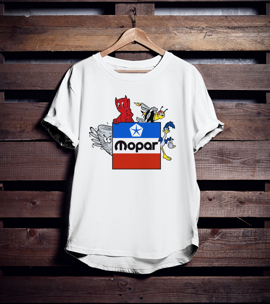 Mopar Dodge Road Runner Tasmanian Devil Bee Racing Icon Collection T-Shirt