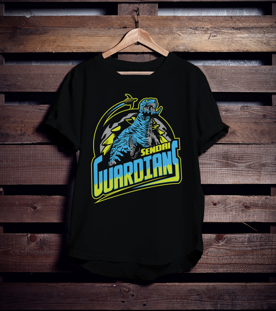Sendai Guardians T-Rex Kaiju Sports T-Shirt
