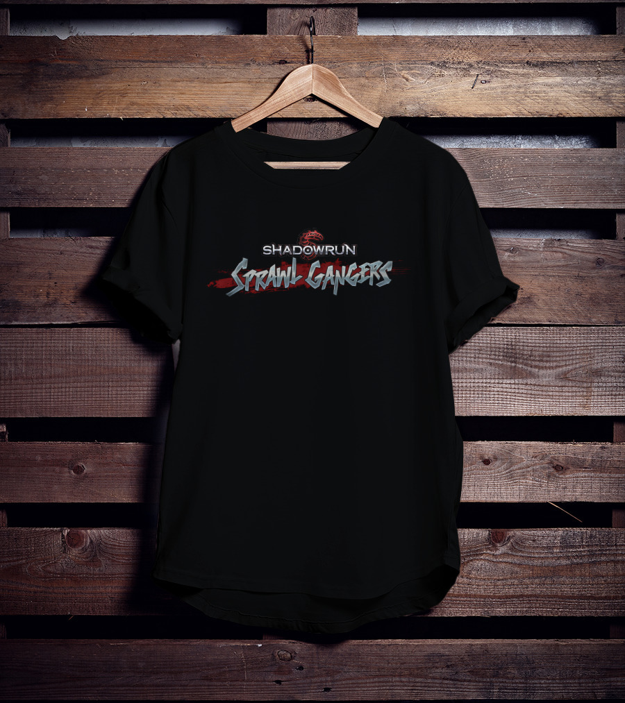 Shadowrun Sprawl Gangers Fantasy Roleplaying Cyberpunk Game T-Shirt