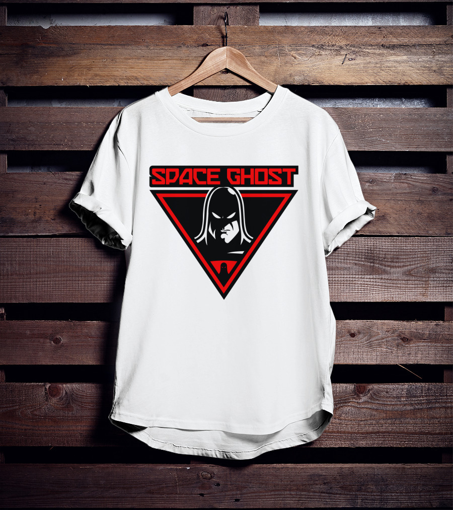 Space Ghost Logo With Red Triangle T-Shirt