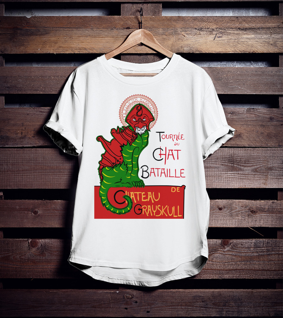Tournée Du Chat Bataille De Château Grayskull T-Shirt