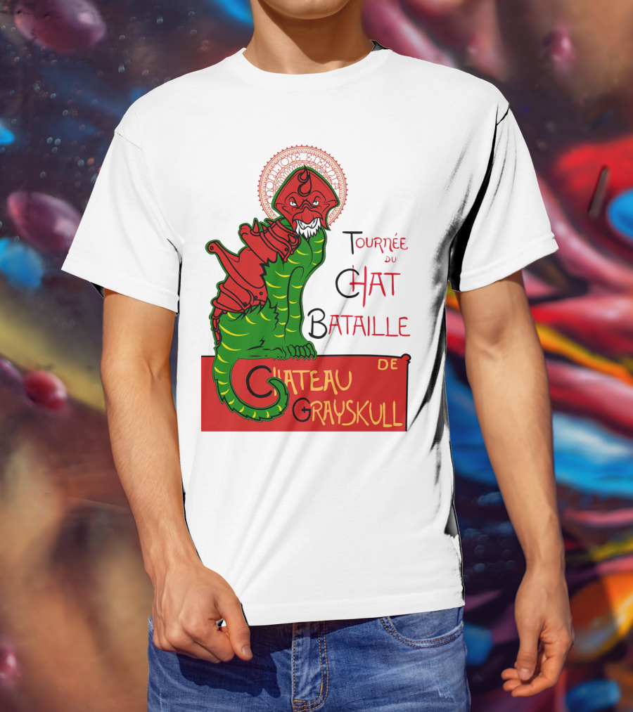 Tournée Du Chat Bataille De Château Grayskull T-Shirt