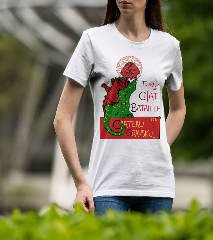 Tournée Du Chat Bataille De Château Grayskull T-Shirt