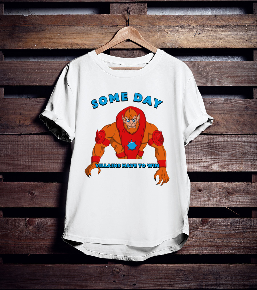 He Man And The Masters Of The Universe Beastman Someday Villains Have To Win T-Shirt