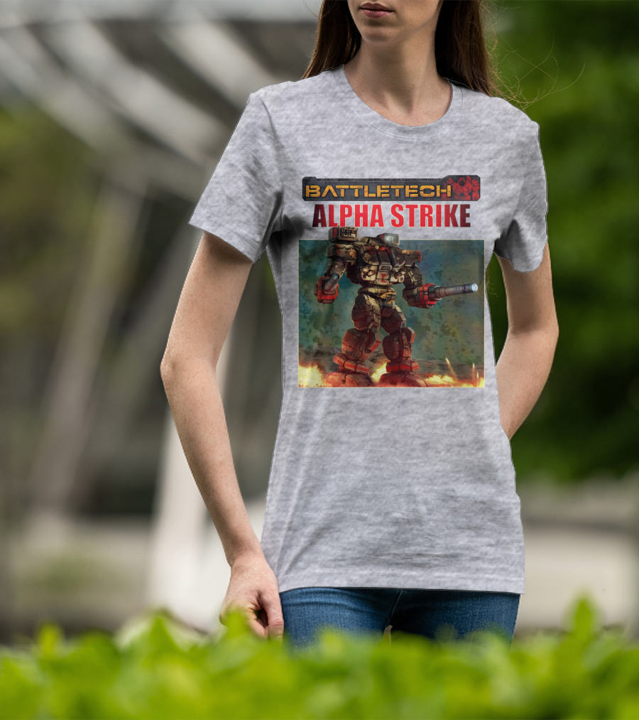 BattleTech ALPHA STRIKE Mech Warrior Battle Scene T-Shirt