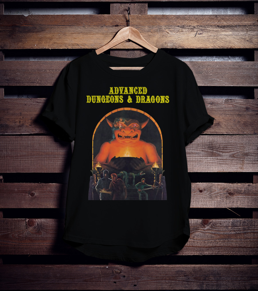 Advanced Dungeons And Dragons Monster Demon Vintage Cover T-Shirt