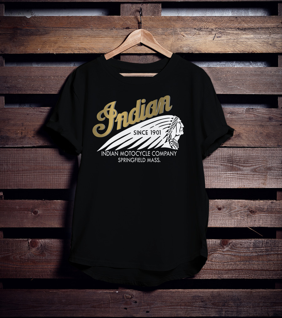 Indian Motorcycle Company Since 1901 Springfield Mass T-Shirt