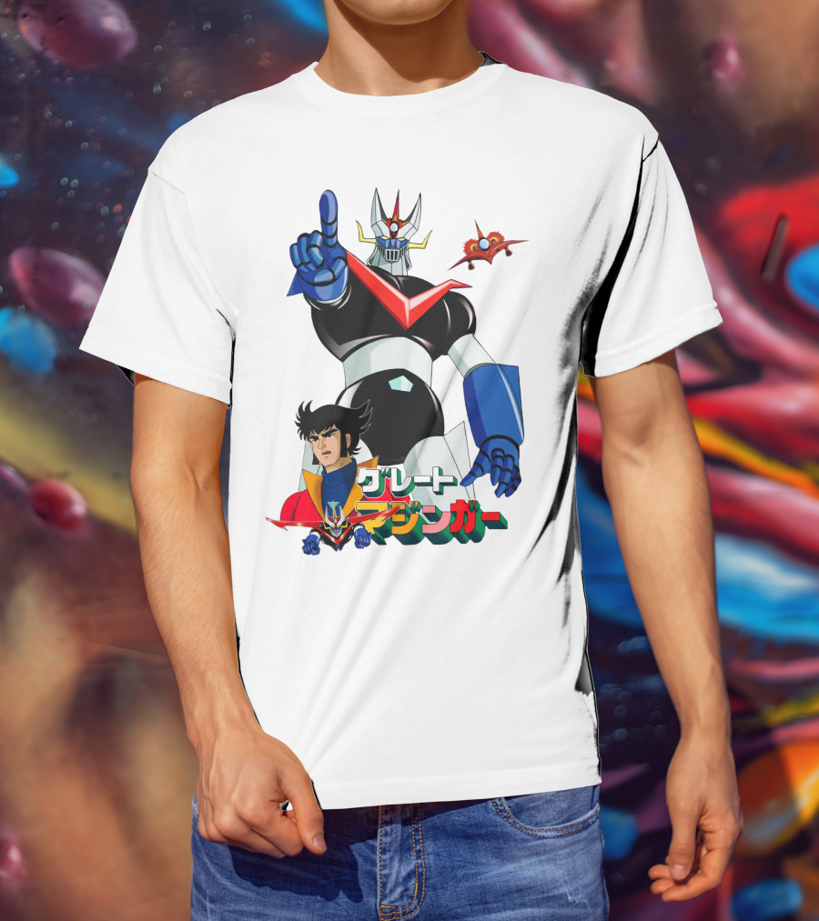 Great Mazinger Robot Anime Character T-Shirt