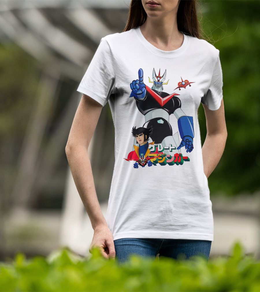 Great Mazinger Robot Anime Character T-Shirt