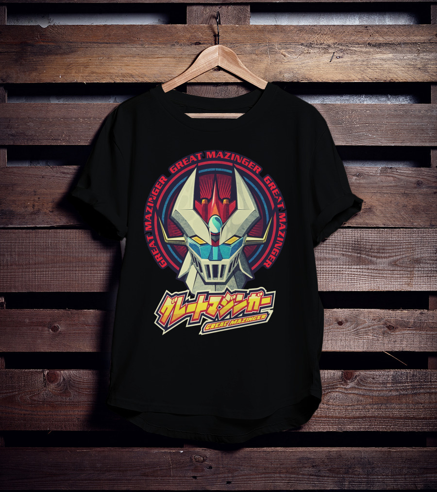 Great Mazinger Retro Robot T-Shirt